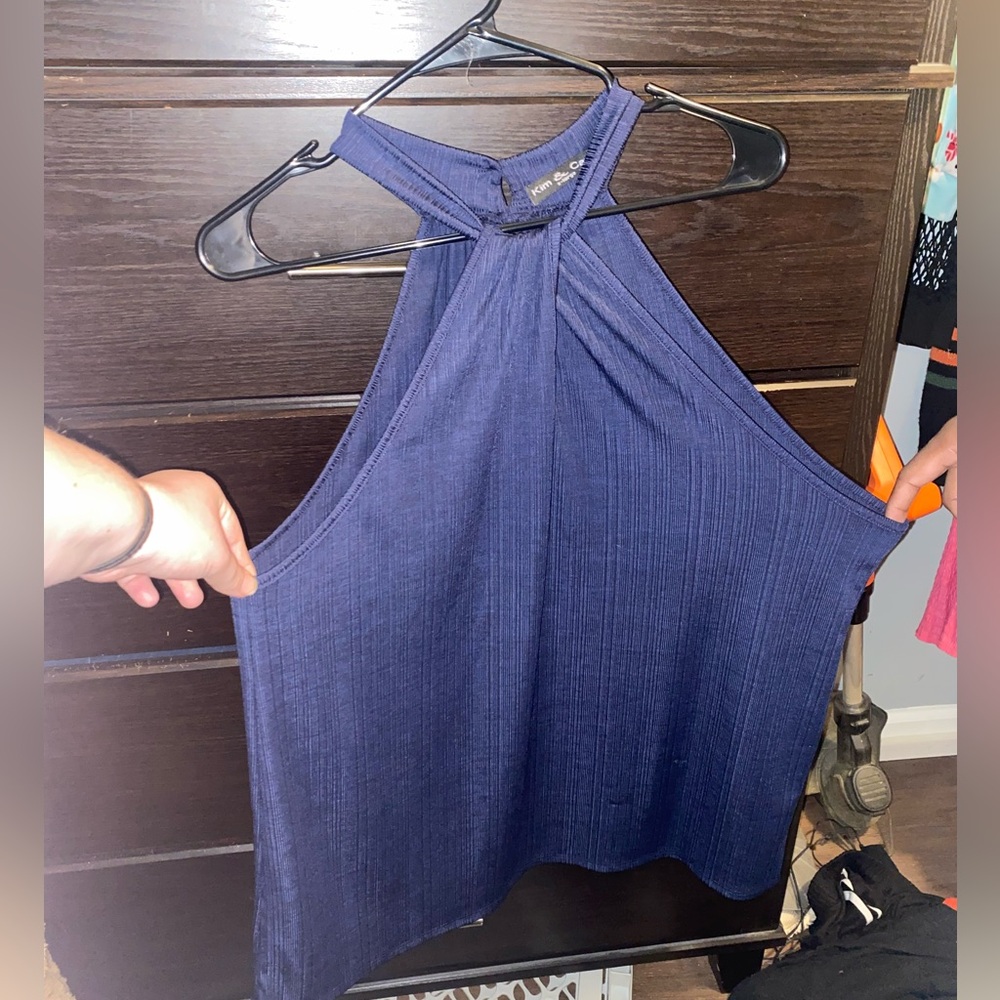 Navy blue shirt